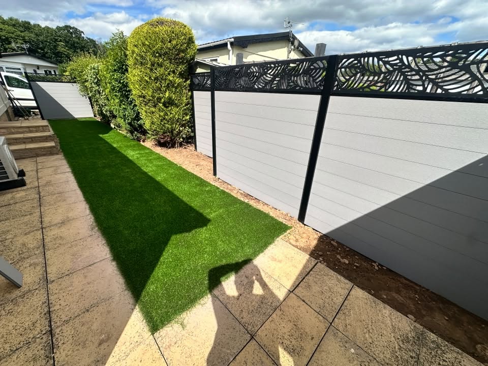 Landscaping and paving project